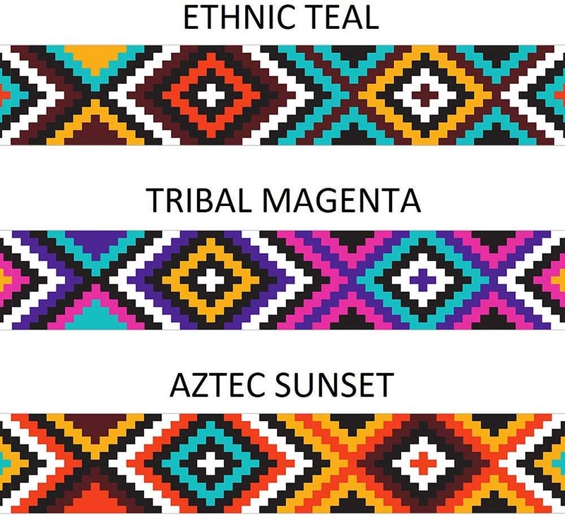 CollarDirect Aztec Martingale Collars for Dogs Heavy Duty Tribal Pattern Safety Nylon Training Collar Large Medium Small (Ethnic Teal, M, Neck Size 12"-17") - Image 5